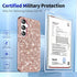 S23 FE Glitter Case for Samsung Galaxy S23 FE 5G Phone Case for Women Girls, Slim Ultra Thin Matte Back Shockproof Protective Cover for Samsung S2...