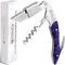 WineOp Professional Wine Opener Luxury Double Hinged Waiter's Corkscrew Wine Bottle Key - Cork screwer for Servers, Bartenders, Sommelier and Home...