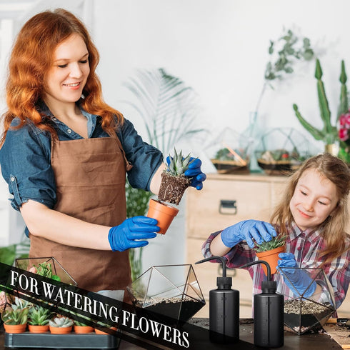 9 Pcs 250 ml Tattoo Wash Bottle Water Squirt Bottle Lab Squeeze Bottles Lash Water Bottle with Narrow Mouth Scale Labels Safety Rinse Bottle for E...