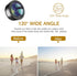 Phone Camera Lens,Upgraded 3 in 1 Phone Lens kit-198° Fisheye Lens + Macro Lens + 120° Wide Angle Lens,Clip on Cell Phone Lens Kit Compatible with...