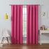 ECLIPSE Kendall Modern Blackout Thermal Rod Pocket Window Curtain for Bedroom or Living Room (1 Panel), 42 X 54, Raspberry...
