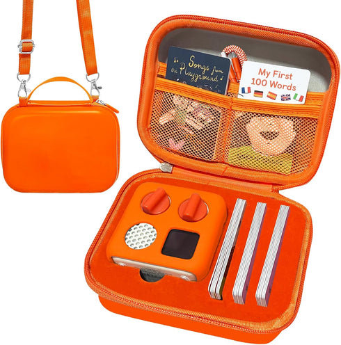 Case Compatible with Yoto Mini Kids Bluetooth Audio Player, Travel Storage Holder for Children’s Speaker Plays Stories Music Podcast Radio Cards (...