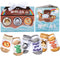 Tickle & Main Noah’s Ark 4-Piece Gift Set for Infants 0-12 Months, includes Storybook and 3 Pairs of Animal Socks Noah Arc Noahs Ark Book for Baby...