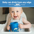 Dr. Brown’s Milestones™ Cheers360™ Training Sippy Cups with Handles for Babies and Toddlers, BPA Free, Blue Animal Deco, 7oz, 6m+...