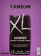 Canson XL Series Marker Paper, Foldover Pad, 9x12 inches, 100 Sheets (18lb/70g) - Artist Paper for Adults and Students...