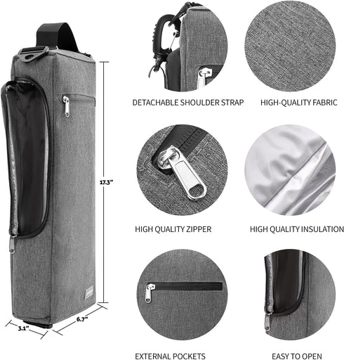 Beer Sleeve for Golf Bag - Cooler Sleeve Leakproof Beer Sling for Cans Insulated Golf Beverages Storage Bag Fits in Most Golf Bags Styles...