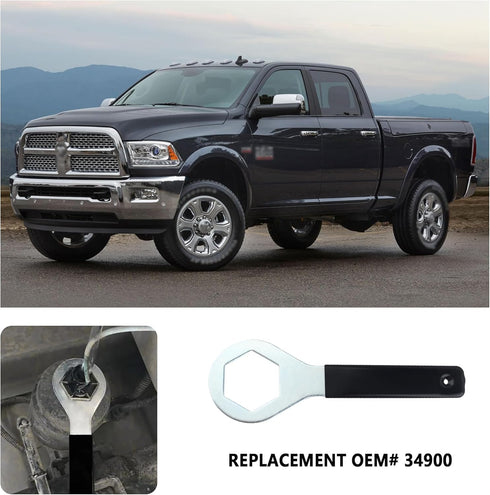 6-Point Water Sensor Wrench Compatible with RAM Trucks 2013-2018 6.7L Diesel Engines,Professional Oil Filter Wrench Oil Filter Remover Tool Car Ac...