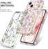 bicol Compatible with iPhone 15 Case,Crystal Clear Cover with Fashionable Designs for Girls Women,Slim Fit Shockproof Protective Acrylic Phone Cas...