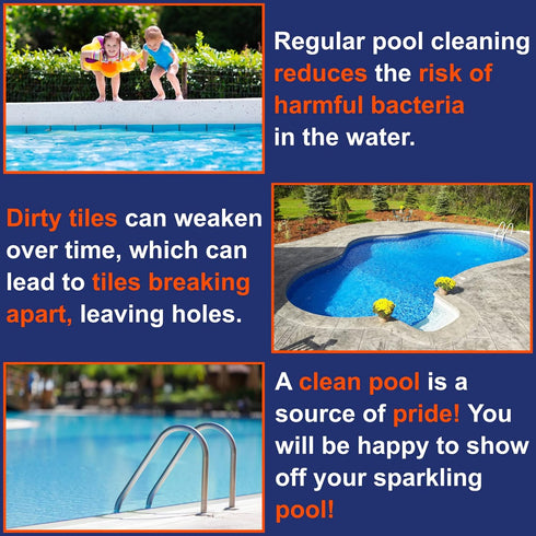 Pool-Whiz Pumice Block, Pool Tile & Concrete Cleaner, Pumice Stone for Cleaning Pools, Spas & Water Features, Pool and Spa Cleaner, by Billy Bucks...