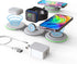DREU 3 in 1 Wireless Charging Station, Foldable Charging Pad, Compatible with MagSafe for Multiple Devices for iPhone 15/14/13/12/11/XS/Pro Max/X/...