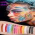 15 Colors Face Painting Kit for Kids Party,Cosplay,Clown,Costume Makeup Pallet-Parties,Birthday,Halloween Face and Body Paint Berggers...