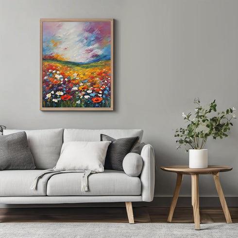 Posterizer 1 pcs-floral- plants design for nature lovers-oil painting style 8-Floral & Botanical Art-Landscape & Nature Art-Decor for Home & Offic...
