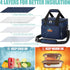 Tiblue Insulated Reusable Lunch Box for Office Work School Picnic Beach, Leakproof Freezable Cooler Bag with Adjustable Shoulder Strap (Medium, Da...