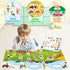 Reusable Sticker Books for Toddlers 1-3, Farm Stickers for Kids, Stickers for Toddlers 3+ Ages, Airplane Train Car Travel Essentials Toy for Kids ...