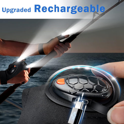 LED Flashlight Gloves with Waterproof Lights - Rechargeable Finger Light Stocking Stuffers for Men Dad Husband Cool Gadgets Tool Fishing Camping U...