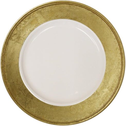 Charge It by Jay Leaf Charger Plate 13” Decorative Melamine Service Plate for Home, Professional Dining, Perfect for Upscale Events, Dinner Partie...