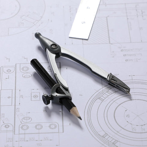 Mr. Pen- Compass for Geometry, Compass with Pencil, Drawing Compass Drawing Tool, Math Compass, Drafting Tools, Drawing Tools, Geometry Compass, C...