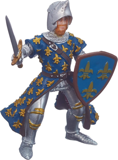 Papo -Hand-Painted - Figurine -Medieval-Fantasy -Blue Prince Philip -39253 - Collectible - for Children - Suitable for Boys and Girls - from 3 Yea...
