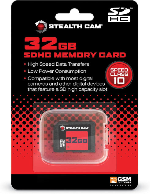 Stealth Cam SD Card - High-Speed Data Transferring Storage Game Trail Hunting Scouting Photo Video Recording Cameras, SDHC 32GB SD Memory Card...