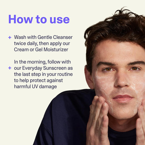 Curology Gentle Cleanser Face Wash, Lightly Foaming Hydrating Gel, For Sensitive, Dry or Oily Skin Types, Fragrance Free Skin Care, 5 fl oz...