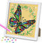 RICUVED Butterfly Diamond Art Kits for Kids with Frame, Colorful Diamond Art for Kids Ages 6-8-12, DIY Easy Kids Gem Art Kit Art and Crafts for Gi...