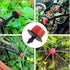100pcs Drip Irrigation Fittings 360 Degree Adjustable Irrigation Drippers Sprinklers 1/4 Inch Drip Fittings for Watering System...