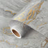 Grey Gold Marble Wallpaper Peel and Stick Contact Paper Waterproof Self Adhesive for Kitchen Bathroom Countertops Gray Marble Contact Paper for Ca...