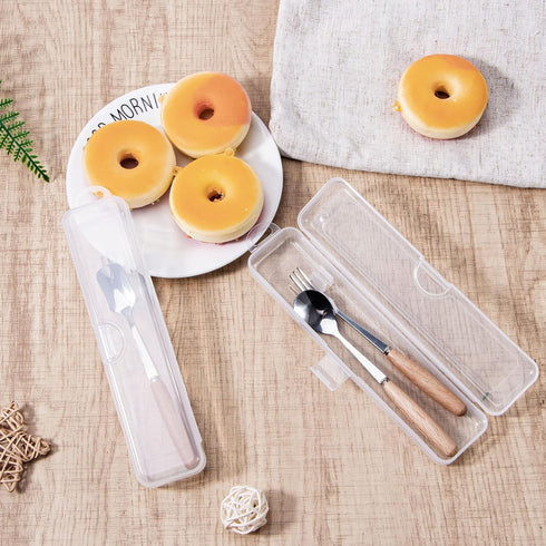Toothbrush Travel Case 2 Pack, Clear Toothbrush Case Holder Travel Size Plastic Toothbrush Holder Toothpaste Storage Container Portable for Travel...