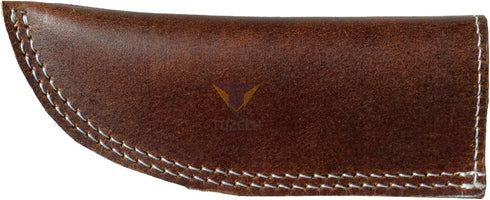 Tuzech Handmade Leather Hot Handle, Pan Handle Potholder, Double Layered Stitched, Slides On/Off Easily onto Metal Skillet Grips, Essential Cookwa...