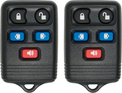 Keyless2Go Replacement for New Keyless Entry Remote Car Key Fob for Select Freestar Windstar Monterey Blackwood Vehicles That Use CWTWB1U511 (2 Pa...
