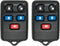 Keyless2Go Replacement for New Keyless Entry Remote Car Key Fob for Select Freestar Windstar Monterey Blackwood Vehicles That Use CWTWB1U511 (2 Pa...