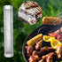 Pellet Smoker Tube 12in Stainless Steel BBQ Smoke Tube for Hot or Cold Smoking 5 Hours of Billowing smoke,Stainless Steel Pellet Smoker Tube for A...