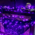 PEIDUO Halloween Decorations Outdoor, 82 FT 200 LED Purple String Lights, Motion Sensor Controller Sync with Spooky Music, Twinkle Fairy Lights fo...