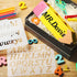 Containlol Teacher Appreciation Gifts Teacher Name DIY Pencil Holder Pencil Shape Pencil Organizer Teachers' Day Teacher Birthday Supplies for Wom...