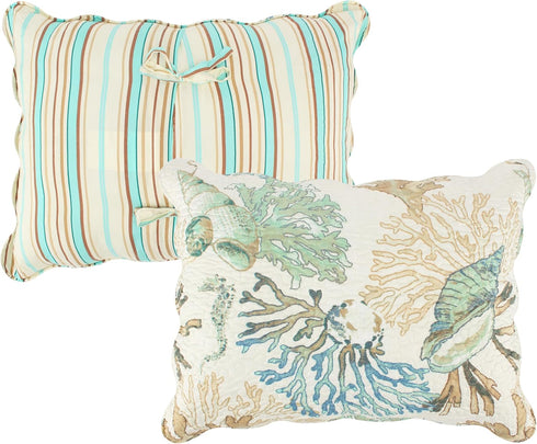 Barefoot Bungalow Atlantis Pillow Sham, King, Jade,GL-1810AKS...