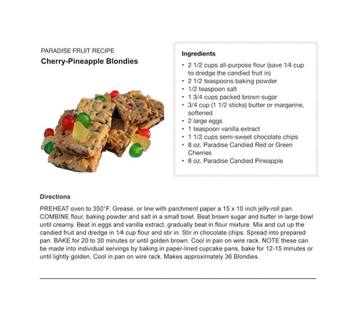 Paradise Red Cherry Halves, 8 Ounce...