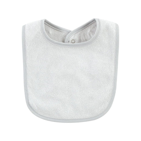 Hudson Baby Unisex Baby Rayon from Bamboo Bib with Waterproof Lining 10pk, Gray White, One Size...