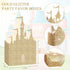 Geiserailie 20 Pieces Castle Box Princess Candy Box Glitter Castle Favor Treat Gift Princess Party Decorations Baby Shower Wedding Supplies(Gold)...