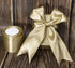 ATRBB 25 Yards 3 Inches Wide Satin Ribbon Perfect for Wedding Satin Chair Sash and Gift Wrapping (Old Gold)...