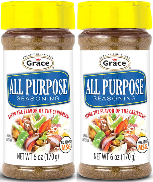 Grace All Purpose Seasoning 6oz - 2 Pack - Savor the Flavor of the Caribbean...