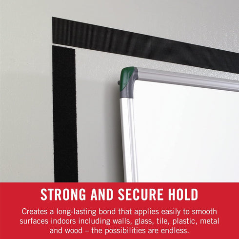 VELCRO Brand - Sticky Back Hook and Loop Fasteners – Peel and Stick Permanent Adhesive Tape Keeps Classrooms, Home, and Offices Organized – Cut-to...