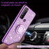 Case for TCL 30 XL (6.82-inch) Cover ShockProof Protector with Strap Lanyard Holder Ring for Girls Women Glitter Sparkle Bling Cute Phone Case for...