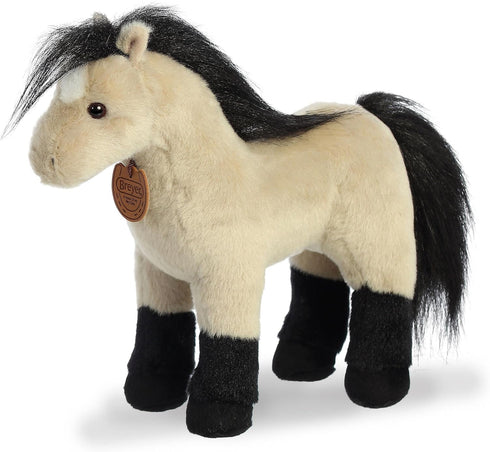 Aurora® Exquisite Breyer® Highland Pony Stuffed Animal - Realistic Detailing - Imaginative Play - Brown 11 Inches...