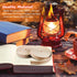 5 Rolls Oil Lamp Wicks Flat Oil Lanterns Wicks with Stitch for Oil Lamps and Candle Burners, 30 Feet (Red, 1/2 Inch)...