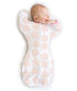 SwaddleDesigns Transitional Swaddle Sack, Arms Up Half-Length Sleeves & Mitten Cuffs, Swaddle for Newborn Transition to Baby Sleep Sack Wearable B...