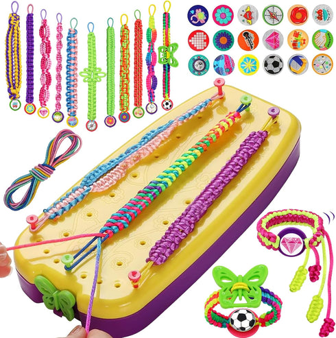 AMAZYJOYS Friendship Bracelet Making Kit for Girls Age 8-12 | DIY Arts and Crafts for Kids | Christmas Birthday Gifts Ideas for Girl 8 9 10 11 Yea...