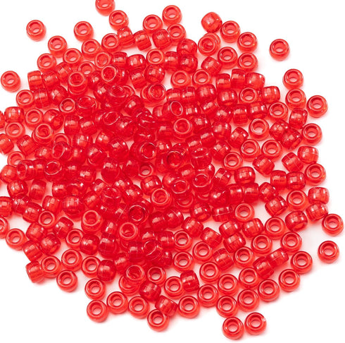 1000 Pcs Acrylic DIY Pony Beads 6x9mm Bulk for Friendship Bracelet Necklace Jewelry Making Earring Hair Braiding Kandi Beads Kit...