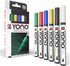 Marabu YONO Acrylic Paint Markers - 6 Fine Point Paint Markers for Metal, Stone, Wood, Canvas, Glass, Ceramic, Graffiti - Paint Pens for Rocks, Mu...