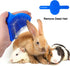4 Pieces Bunny Grooming Kit with Rabbit Grooming Brush Pet Hair Remover Pet Nail Clipper Pet Comb Shampoo Bath Brush with Adjustable Ring Handle f...
