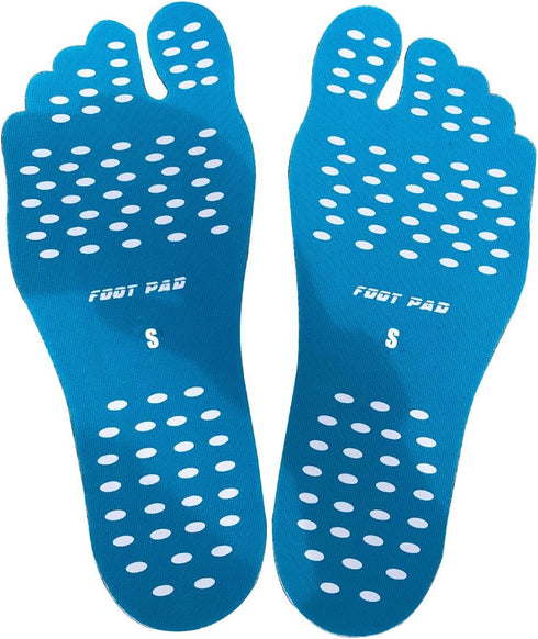 Invisible Barefoot Shoes, Flexible Feet Protect Anti-Slip Design for Pool, Park, Lawn, Street, Spa 3Pairs/Pack.?Small...